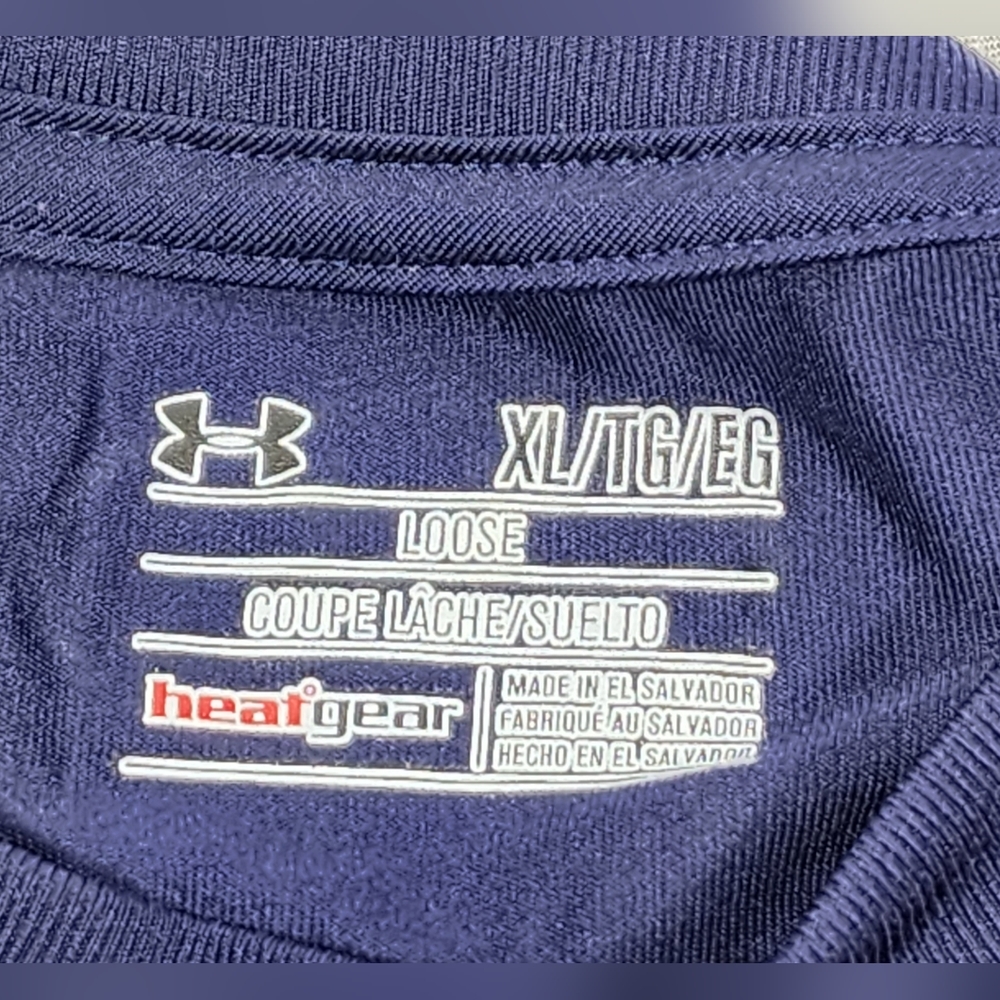 UNDER ARMOUR HEAT GEAR VIRGINA CAVALIERS MEN'S LONG SLEEVE MICROFIBER SHIRT, XL - Picture 7 of 7
